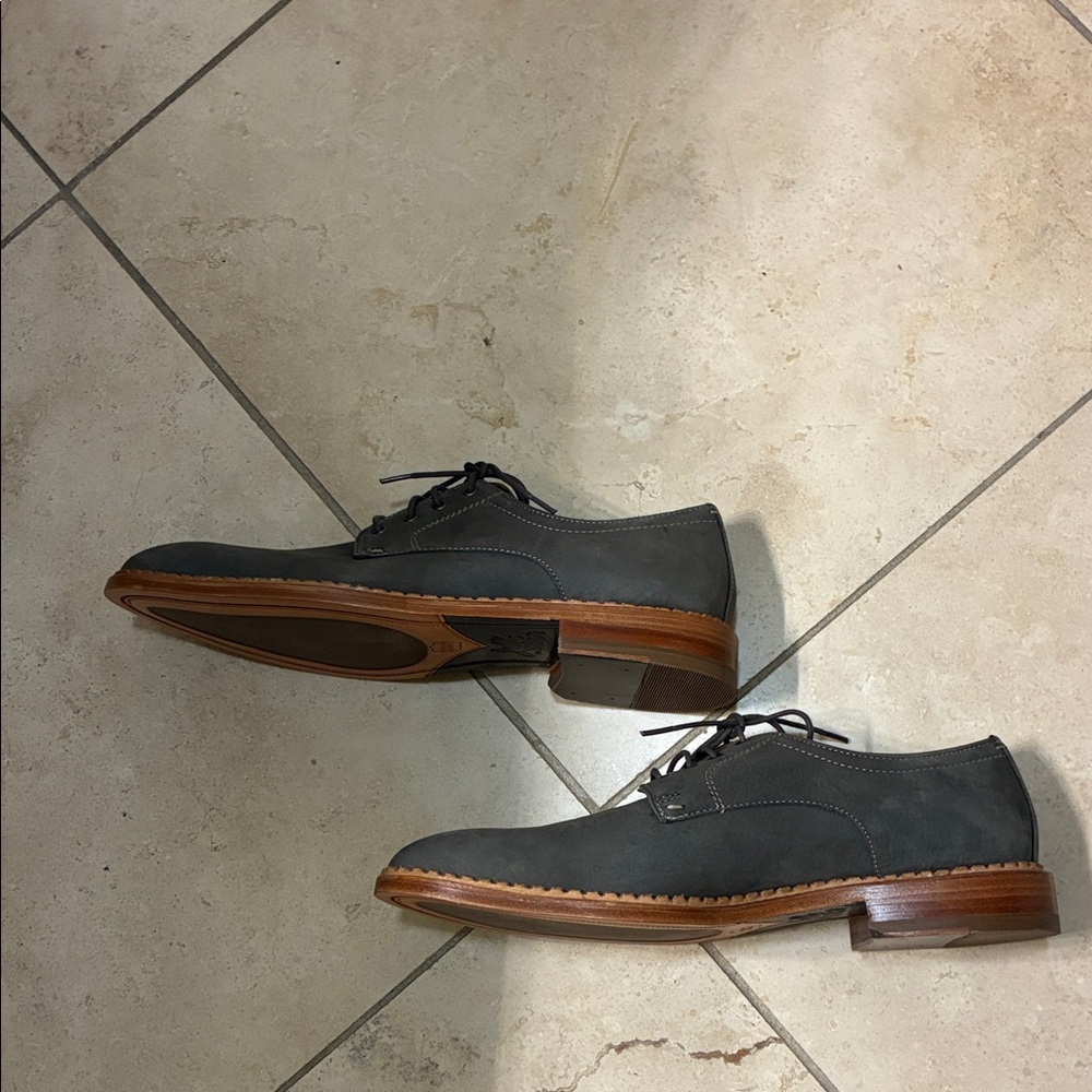NWOB Classic J & M 1850 Gray Men's Oxfords in Sz 10M - Picture 5 of 7